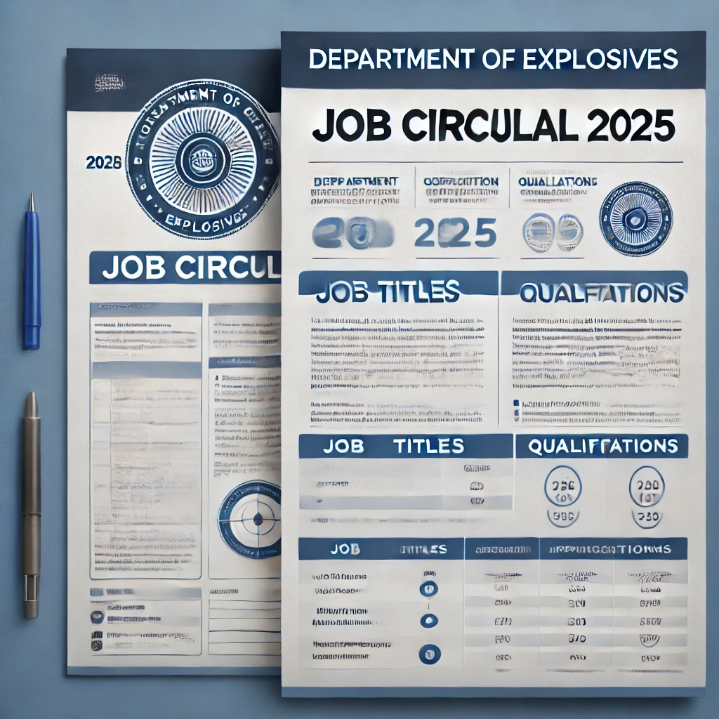 Department of Explosives (DOEXP) Job Circular 2025