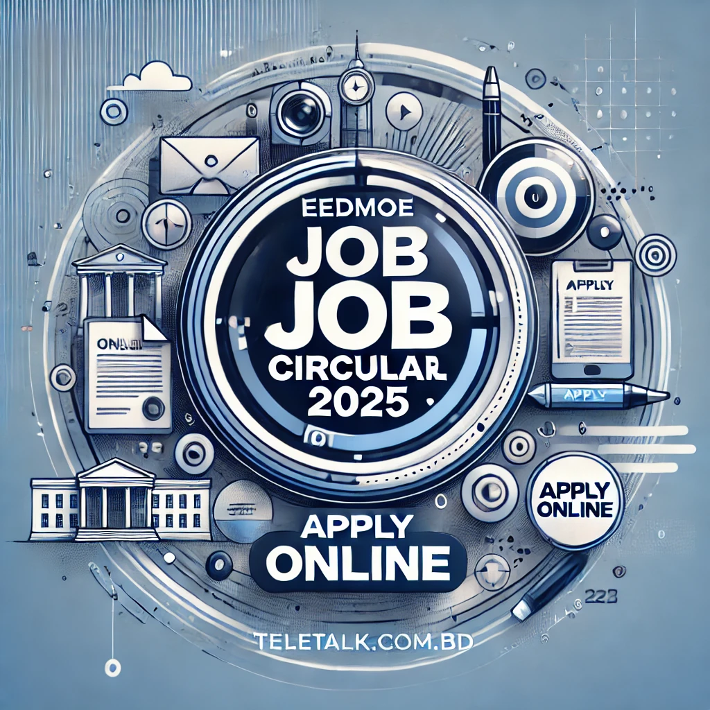 EEDMOE Job Circular 2025 – Apply Online at eedmoe.teletalk.com.bd